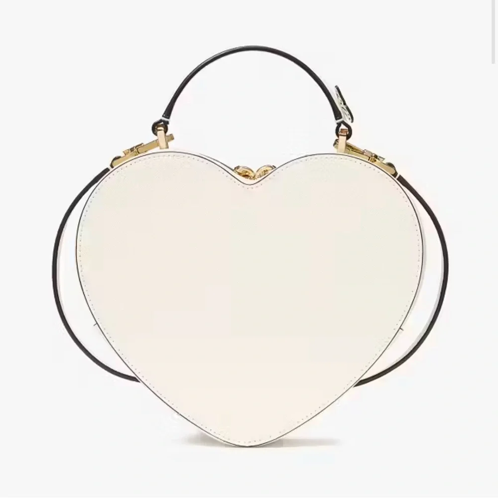 Kate Spade Love Shack Perforated Heart Crossbody Meringue